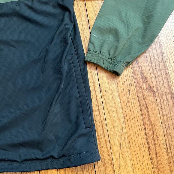 Columbia Jacket Mens Medium Quarter Snap Lightweight Gren Coat - Picture 2 of 8